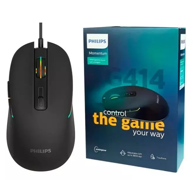 PHILIPS SPK9414 Wired Gaming Mouse with Ambiglow
