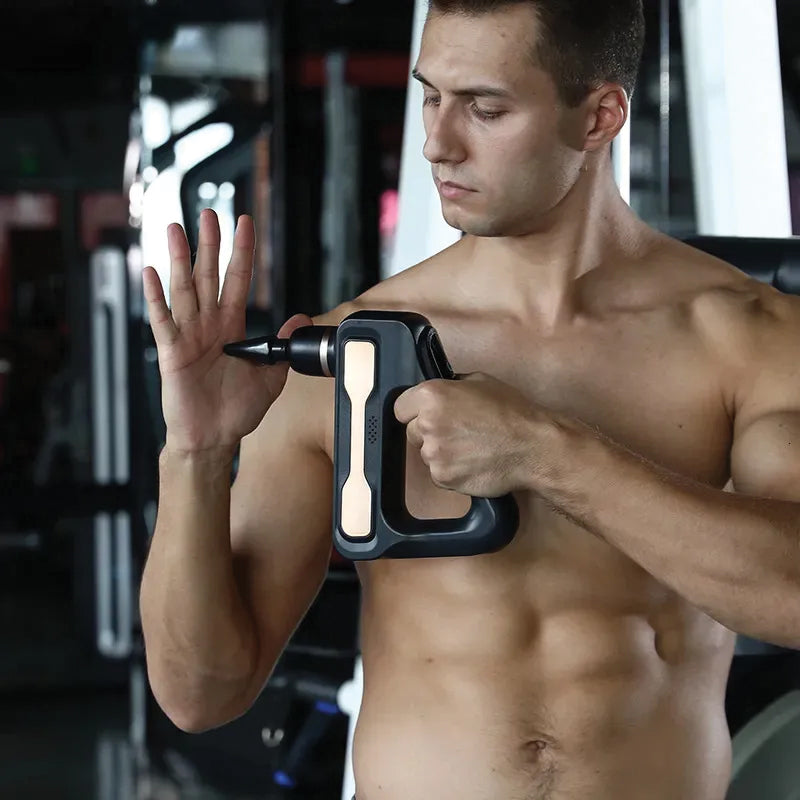 LOSTECH PREMIUM LS-PM528G PISTOLA MASSAGGIANTE CON 8 TESTINE INTERCAMBIABILI - GRAY