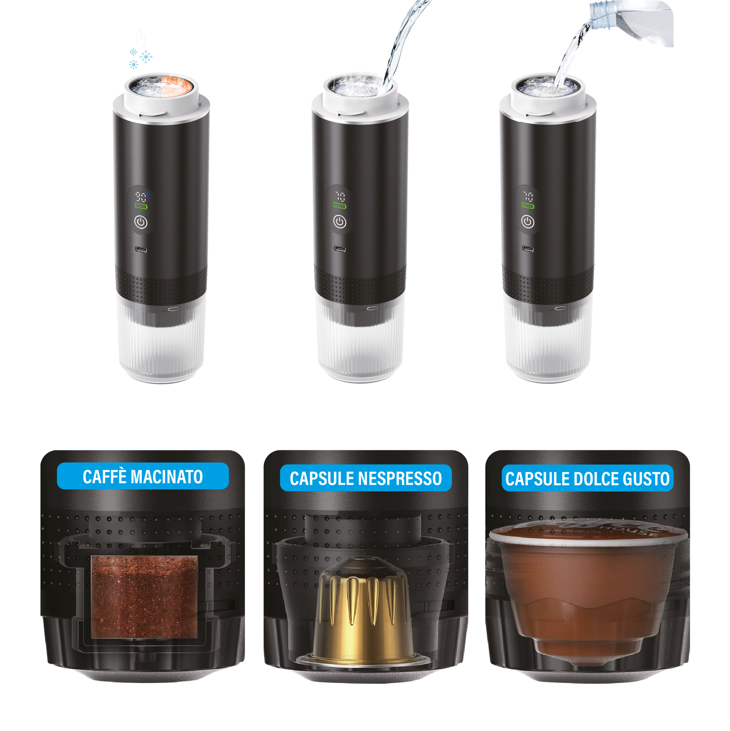 LOSTECH PREMIUM MACCHINA CAFFE' PORTATILE LS-PCM01