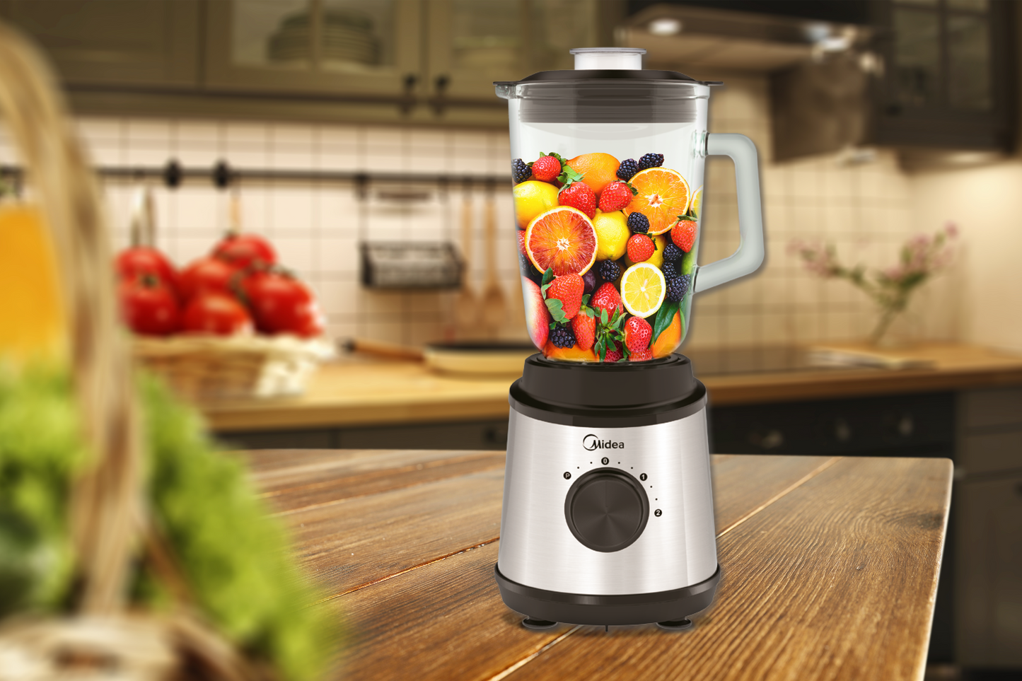 MIDEA MJ-BL6006WE 4000 SERIES COUNTERTOP BLENDER FRULLATORE DA TAVOLO