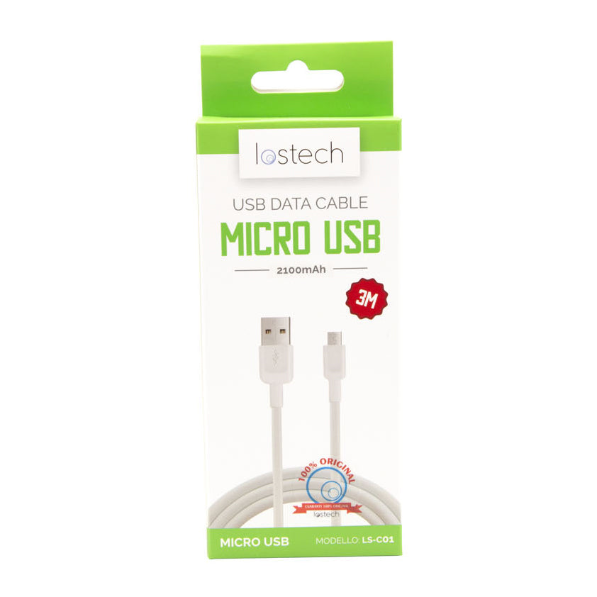 LOSTECH LS-C01 USB DATA CABLE MICRO USB DA 300CM