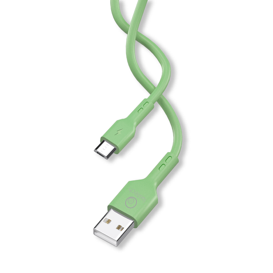 LOSTECH LS-NB12MG CAVO USB FLESSIBILE 3M MICRO USB - GREEN