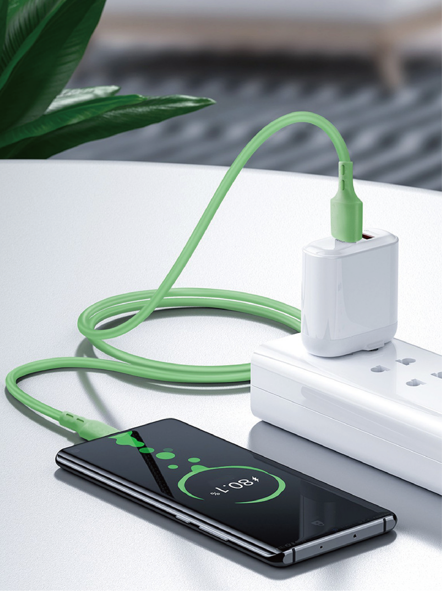 LOSTECH LS-NB10LG CAVO USB FLESSIBILE 1.5M LIGHTNING - GREEN