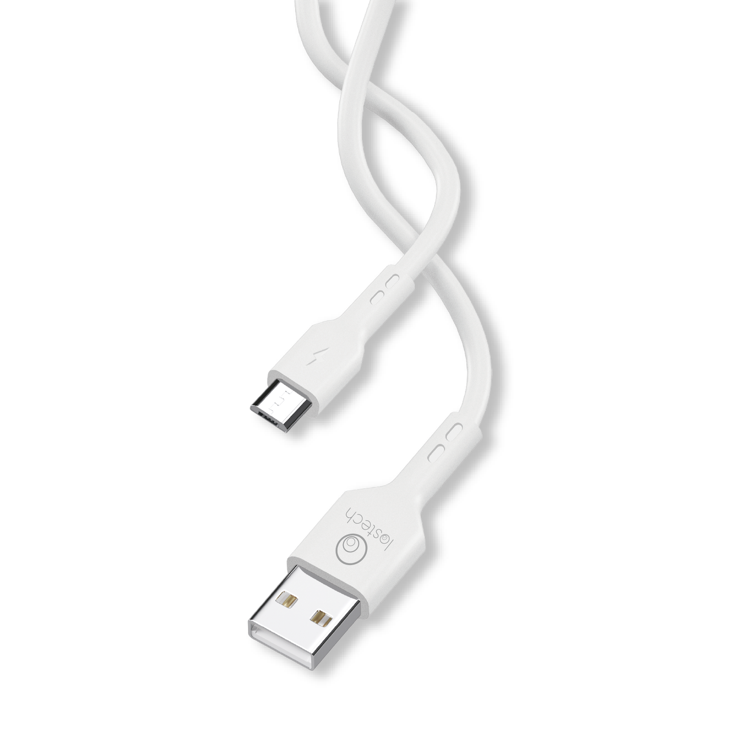 LOSTECH LS-NB12MW CAVO USB FLESSIBILE 3M MICRO USB - WHITE