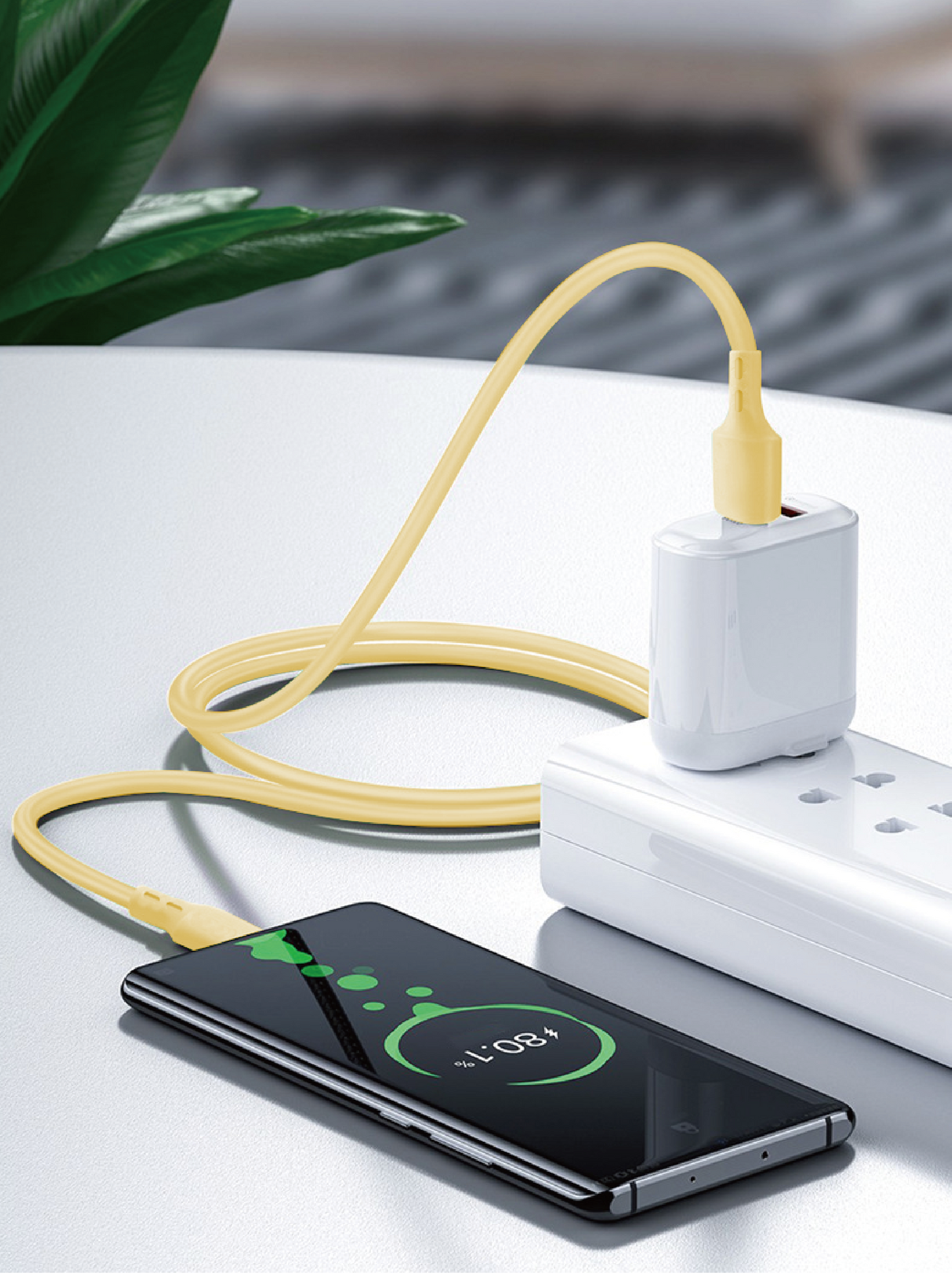 LOSTECH LS-NB11TY CAVO USB FLESSIBILE 1.5M TYPE C - YELLOW