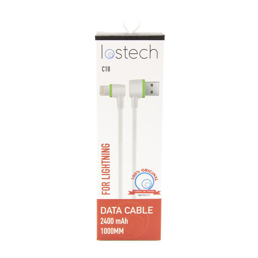 LOSTECH LS-C18 CAVO A 90^ FAST CHARGE LIGHTNING DA 100CM