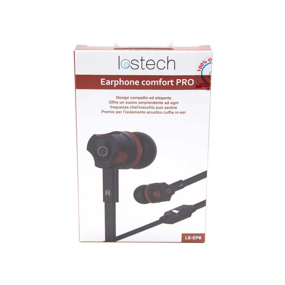 LOSTECH LS-EP8 NERO EARPHONE COMFORT PRO