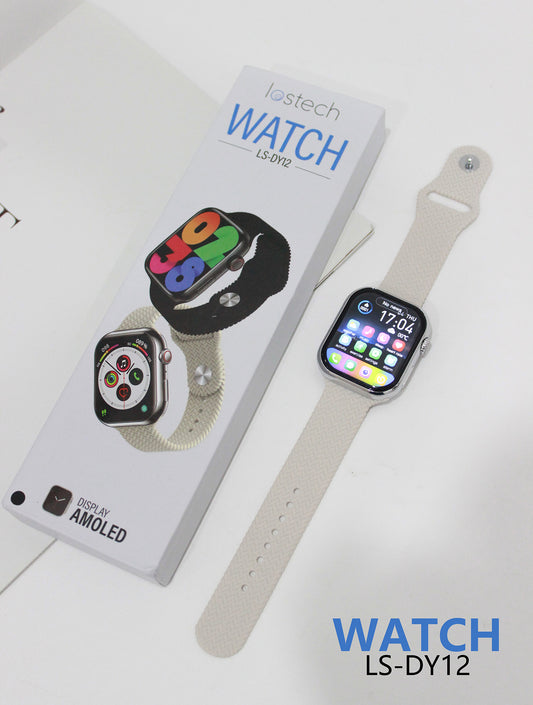 LOSTECH PREMIUM SMARTWATCH CON DISPLAY AMOLED LS-DY12 White