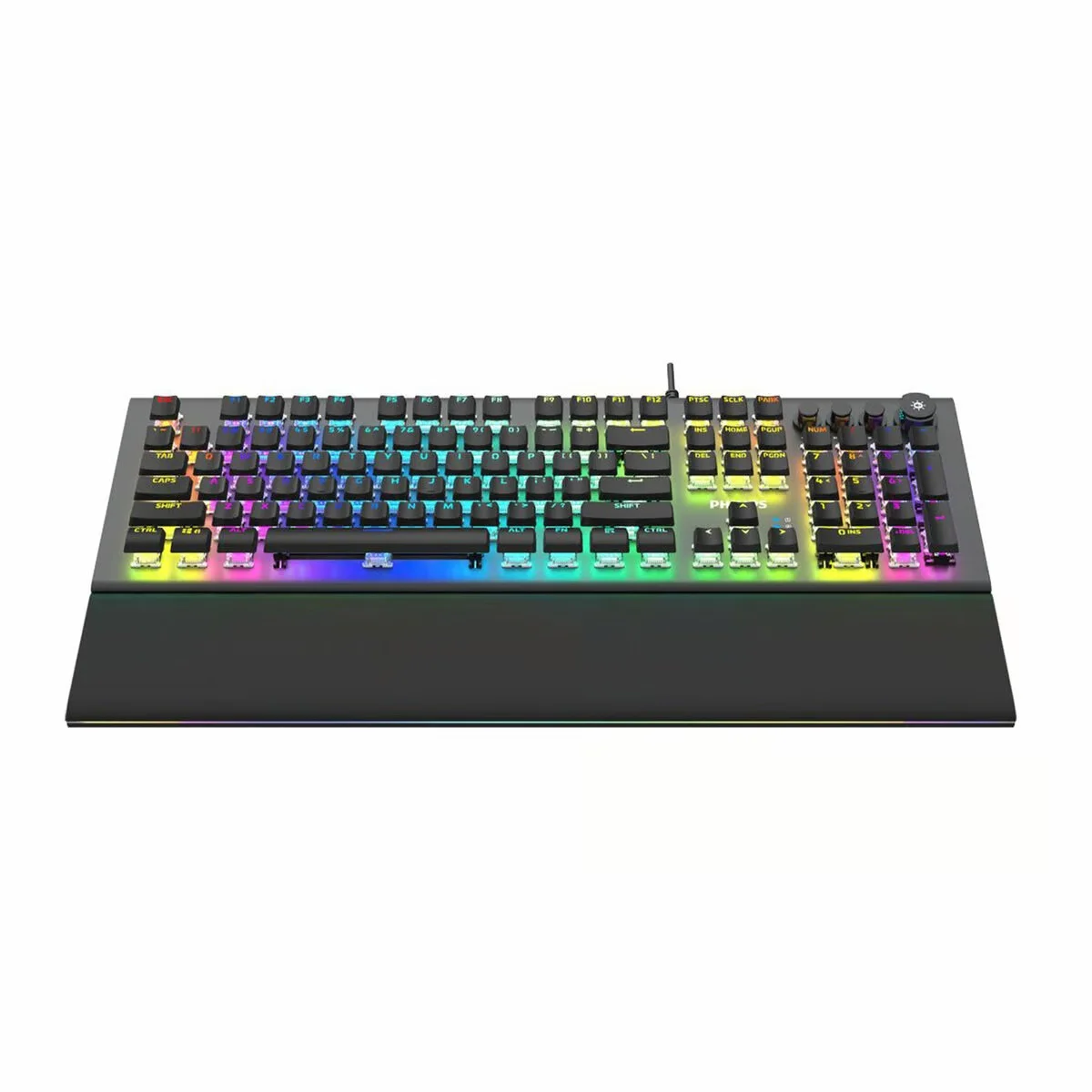 PHILIPS SPK8624 RED SWITCH Wired Gaming Keyboard US LAYOUT with Palm Rest -