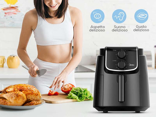 MIDEA MF-TN35D FRIGGITRICE AD ARIA 3.5L