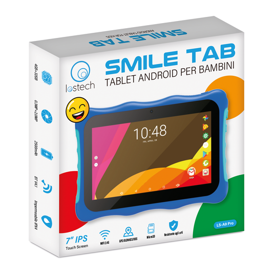LOSTECH PREMIUM SMILE TAB LS-A9 Pro TABLET ANDROID PER BAMBINI