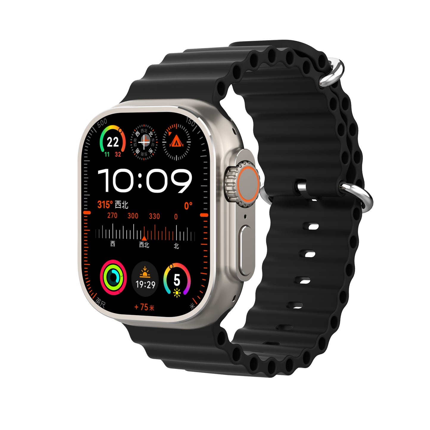 LOSTECH PREMIUM LS-SW01 Black SMARTWATCH CON DISPLAY AMOLED