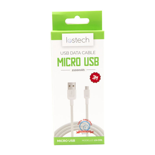 LOSTECH LS-C01 USB DATA CABLE MICRO USB DA 300CM