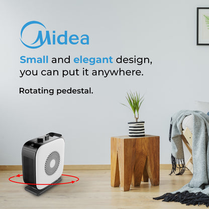 MIDEA NTY15-19CA 6000 SERIES PTC TERMOVENTILATORE HEATER WHITE