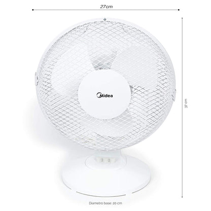 MIDEA FT23-16JA 2000 SERIES TABLE FAN WHITE