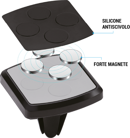 LOSTECH SUPPORTO MAGNETICO PRESA D'ARIA AUTO