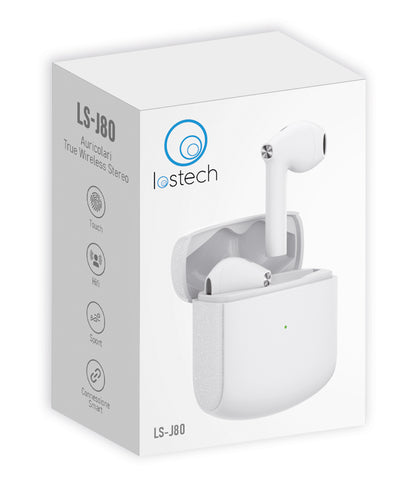 LOSTECH PREMIUM LS-J80 AURICOLARI TRUE WIRELESS STEREO - WHITE