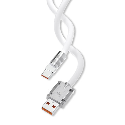 LOSTECH PREMIUM LS-NB18W CAVO USB / USB-C CON SUPPORTO FINO A 120W - RICARICA RAPIDA PER NOTEBOOK, SMARTPHONE E TABLET - WHITE