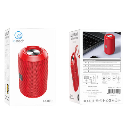 LOSTECH PREMIUM LS-HC1R ALTOPARLANTE BLUETOOTH TRUE WIRELESS STEREO - ROSSO