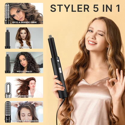 LOSTECH PREMIUM LS-ST227 STYLER PER CAPELLI 5 IN 1