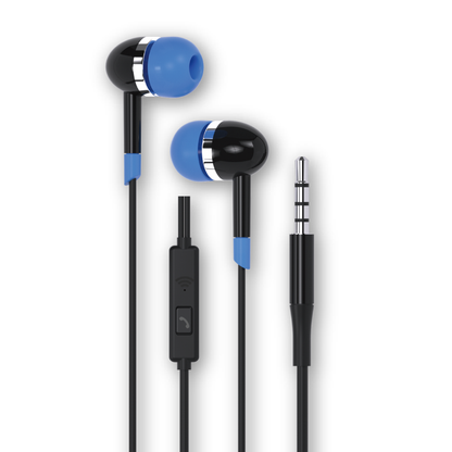 LOSTECH LS-A1NA AURICOLARI IN-EAR CON MICROFONO - NERO/AZZURRO