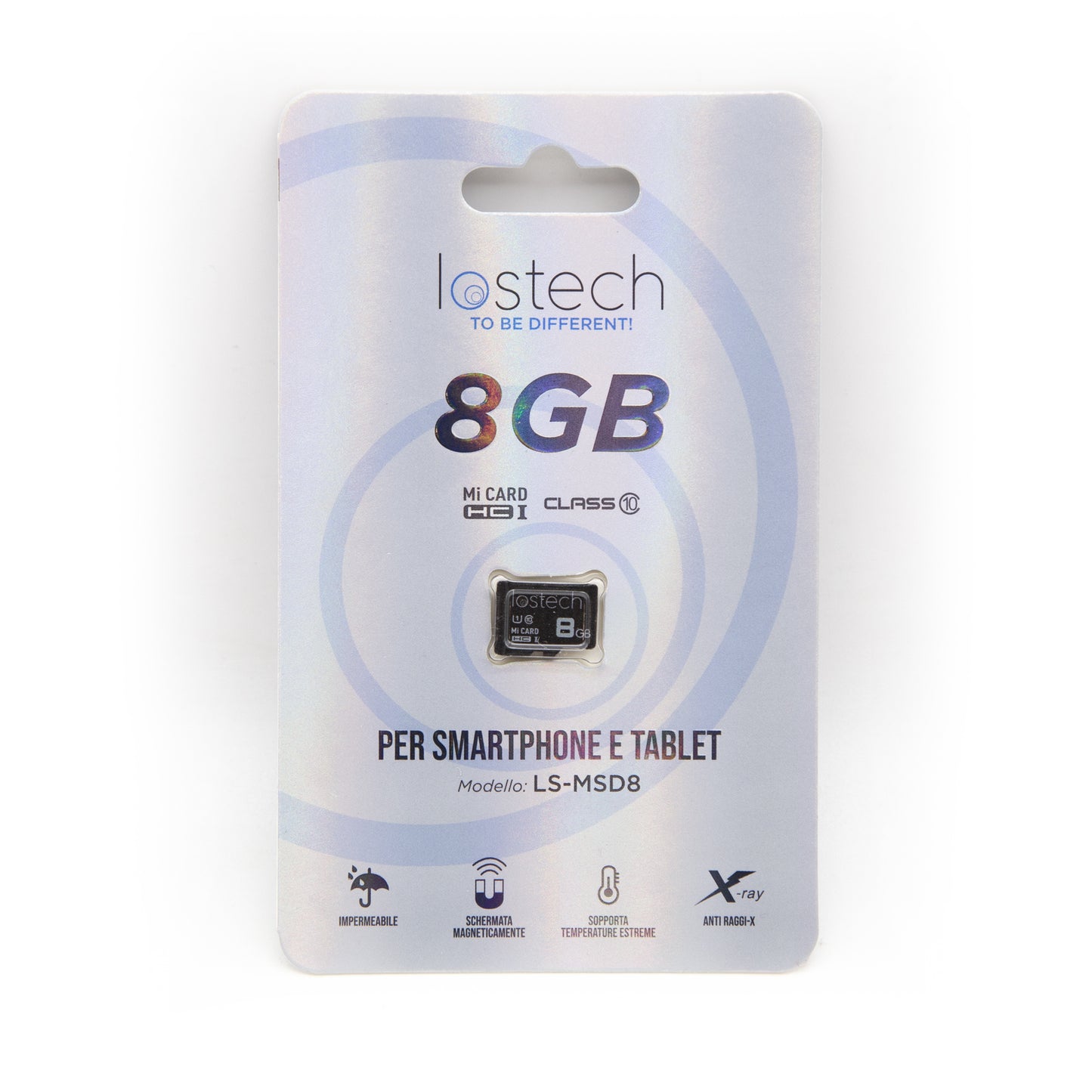 LOSTECH PREMIUM LS-MSD8 MICRO SD PER SMARTPHONE E TABLET - 8GB CLASS 10