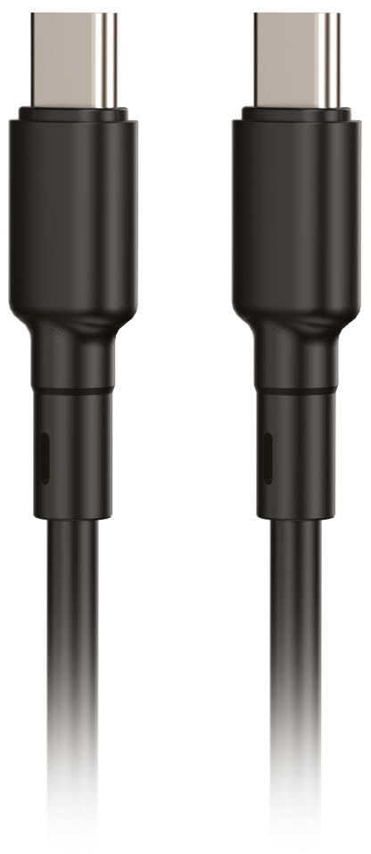 LOSTECH PREMIUM LS-NC13B CARICATORE GaN 45W DOPPIA USB-C CON CAVO USB-C / USB-C 150CM - Absolute Black
