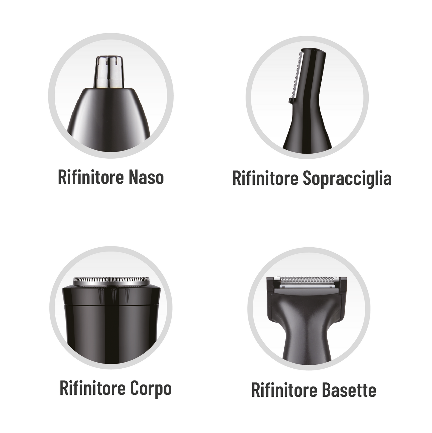 LOSTECH PREMIUM LS-RE372 RIFINITORE MULTIFUNZIONE PER NASO, SOPRACCIGLIA, BASETTE E CORPO