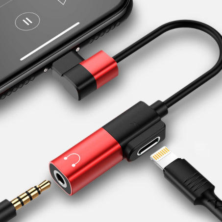 LOSTECH LS-CV19 LIGHTNING ADATTATORE CON JACK 3.5 E LIGHTNING FEMMINA