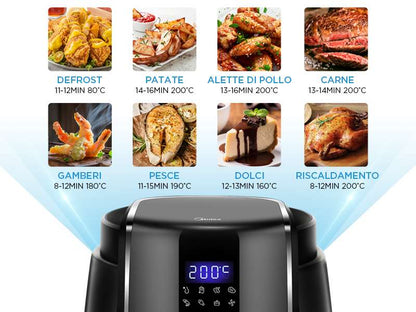 MIDEA MF-CN35C FRIGGITRICE AD ARIA 3.5L