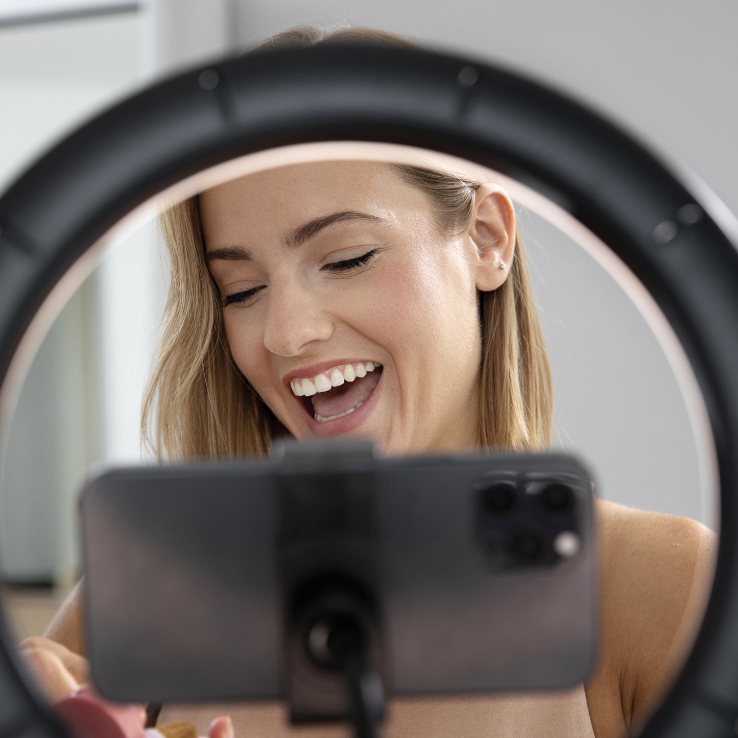 LOSTECH LS-RL03 RING LIGHT - LUCE PER SELFIE E VIDEO SOCIAL (12")